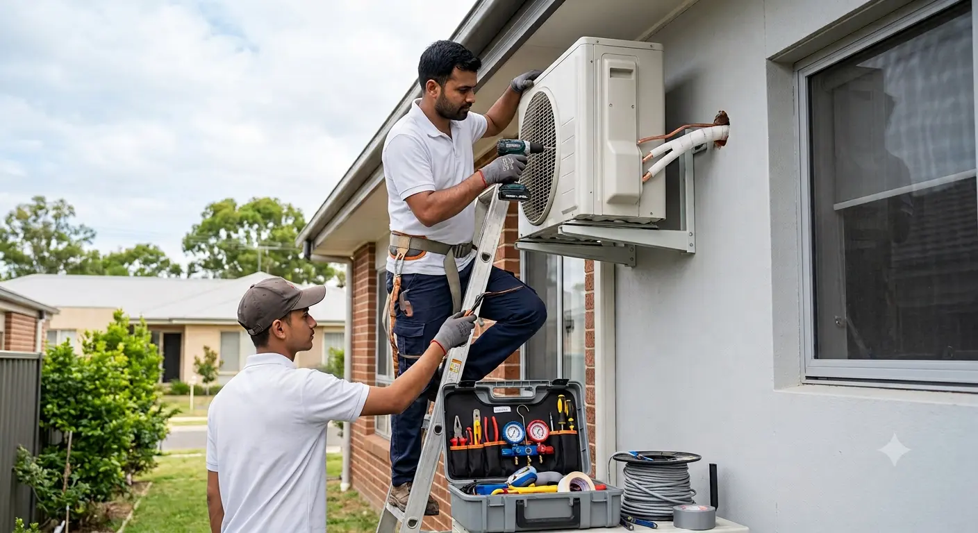 installing an air conditioning unit